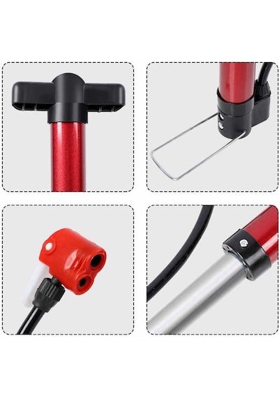 Top Pompası Bisiklet Pompası Ayaklı Pompa 30 Cm Metal Pompa Top Pompası Bisiklet Pompası Ayaklı Pompa 30 Cm Metal Pompa