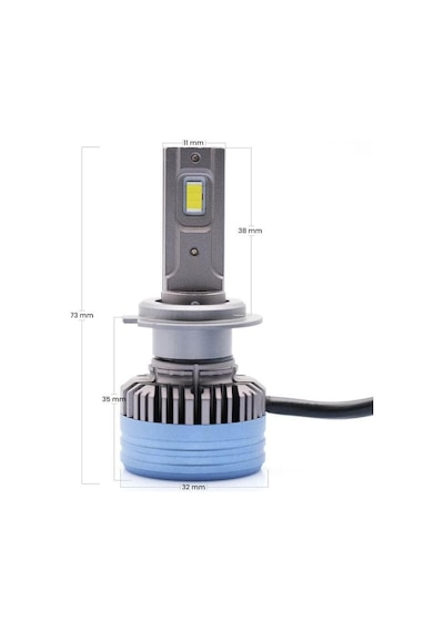 Photon Milestone H7 Led Xenon Black Katana