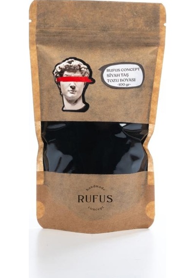 Rufus Concept Siyah Taş Tozu Boyası 100 Gr