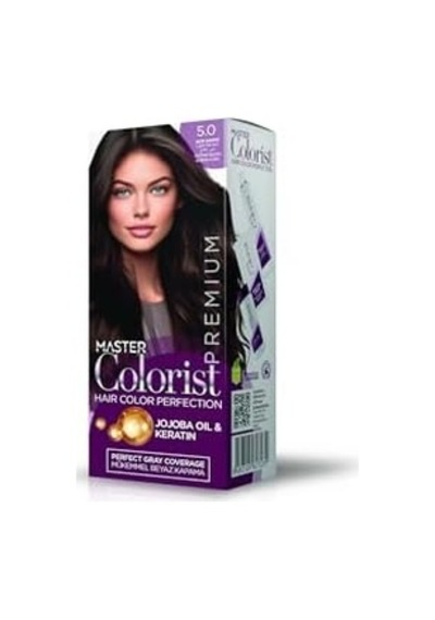 Premıum Yarı Kit Set Saç Boyası 5.0 Açık Kahve 10345436
