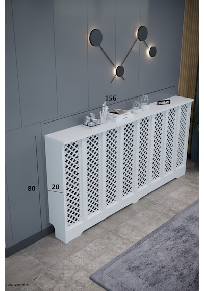 Petek Kaplama Modern Radyatör Kapatma Ünitesi Ön Panel Mdf Tasarım İç Ölçü 156 Cm Dış Ölçü 160 Cm Petek 156 Beyaz D3 Petek Kaplama Modern Radyatör Kapatma Ünitesi Ön Panel Mdf Tasarım İç Ölçü 156 Cm Dış Ölçü 160 Cm Petek 156 Beyaz D3