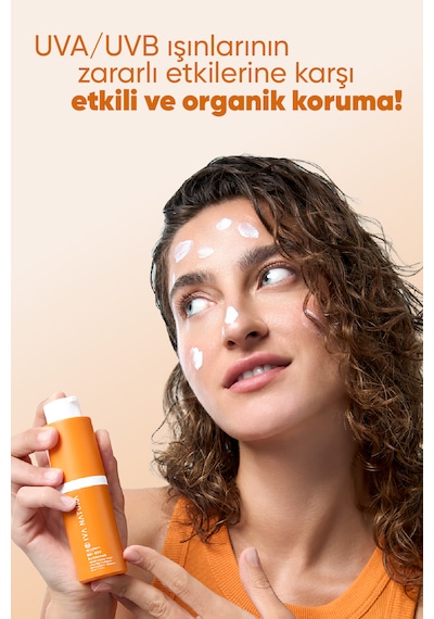 İva Natura Organik Mineral Filtreli Spf 50 Güneş Kremi Çinko Oksit İçerikli Hassas Ciltler İçin 30 Ml