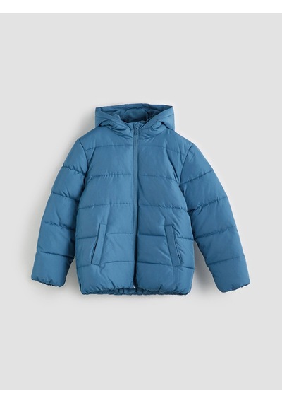 LC Waikiki Lcw Kids İndigo Kapüşonlu Erkek Çocuk Şişme Mont