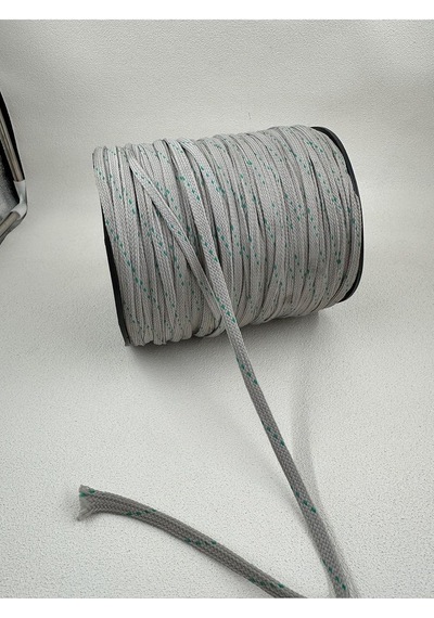 Paşateks Since 1995 5 Mm Örgü Kordon-5 Metre Gri/yeşil Çok Renkli