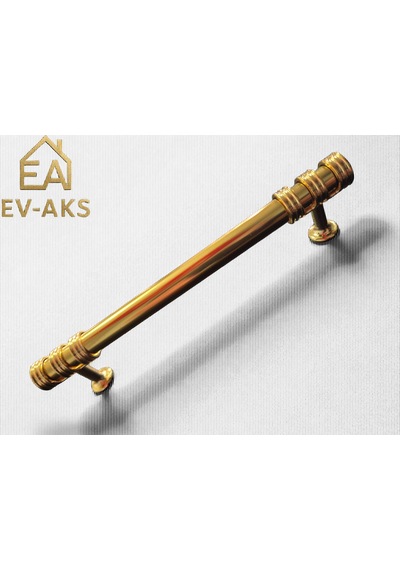 Reis Kulp Nesli Model Alüminyum Metal Dolap Çekmece Kulpu Gold Altın