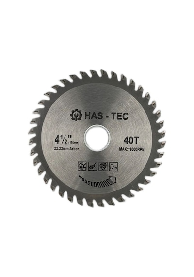 115 Mm Ahşap & Sunta Kesici Testere T.c.t Saw Blade Ø115x1.6x22.23 Mm 40t