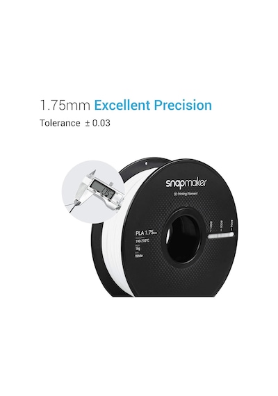 Snapmaker Pla Beyaz 3d Yazıcı Filamenti 1.75mm 1kg