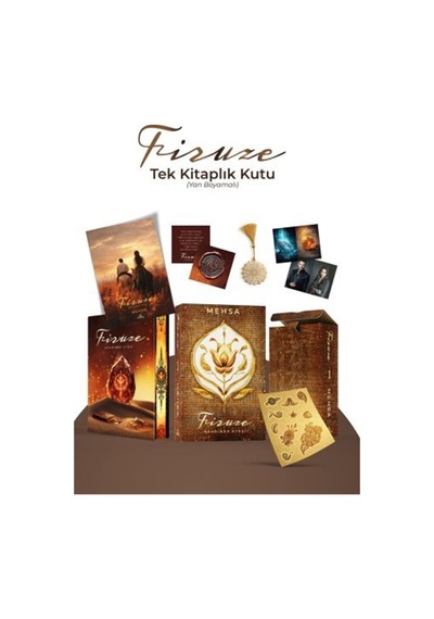 Firuze 1: Kehribar Ateşi Tek Kitaplık Kutu Yan Boyamalı / Mehsa
