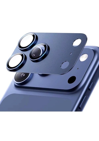 Apple Uyumlu iPhone 17 Pro Metal Koruyucu Lens Çerçeveli Pürüzsüz Abis