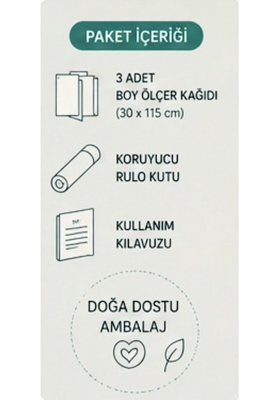 Boyanabilir 3 Lü Çocuk Boy Ölçer Seti Büyüme Yolculuğum Safari, Okyanus, Uzay 60-150 Cm Gerçek Ölçü
