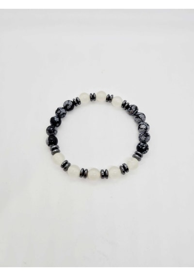 Gümüştel El Sanatları Sertifikalı Karlı Obsidyen Kedi Gözü Hematit Doğal Taş Bileklik Karanlıkta Işık Saçar Çok Renkli Gümüştel El Sanatları Sertifikalı Karlı Obsidyen Kedi Gözü Hematit Doğal Taş Bileklik Karanlıkta Işık Saçar Çok Renkli