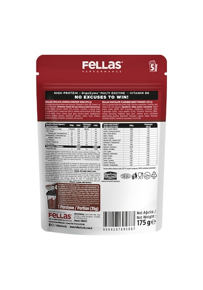 Fellas Whey Protein Tozu - Çikolata Aromalı 175 G Çikolata