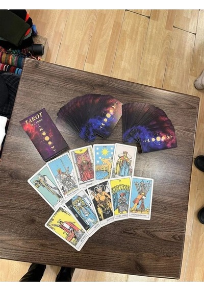 78 Kart Güneş Ay Döngü Tarot Kartları