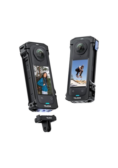 Telesın Insta360 X4 İçin Pratik Çerçeve Kafesi, Insta 360 İçin Koruyucu Kılıf Alüminyum Kılıf Diğer