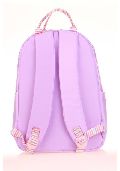 Kaukko Double Stripe Sırt Çantası Lilac K1764