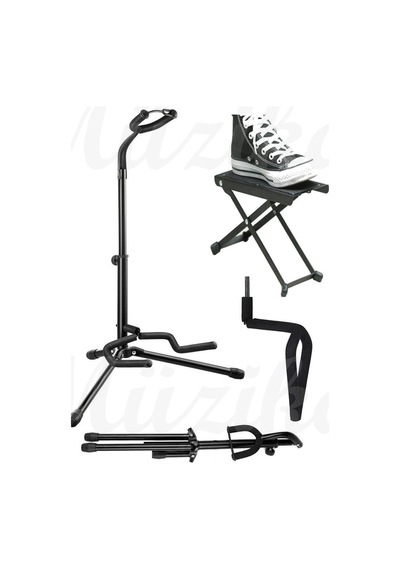 Gitar Standı + Gitar Ayak Sehpası Saz Bağlama Gitar Ud Sehpası