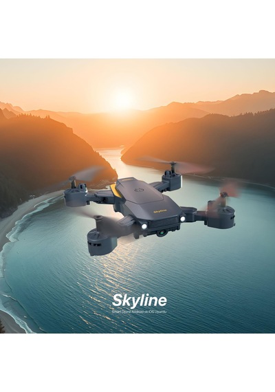 Corby Drones Cx036 Skyline Smart Drone 720p Gri