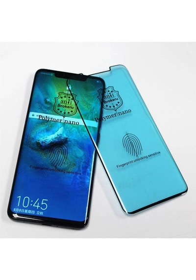 Huawei P30 Pro Zore Polymer Nano Esnek Ekran Koruyucu (Cam Değil) Siyah