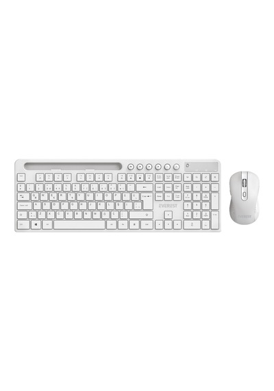 Everest Km-730 Beyaz Kablosuz Q Multimedia Klavye
