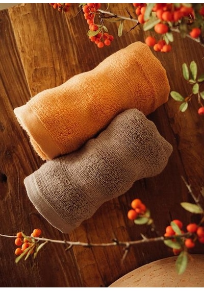 Fine Cotton Gri El Havlusu 50x30 Cm Gri