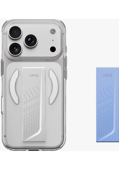 Apple iPhone Uyumlu 18 Pro Kılıf Flexgrip Tutma Bandı Dayanıklı Sararmayan Kapak Şık Görünüm Patentli Tasarım Şeffaf