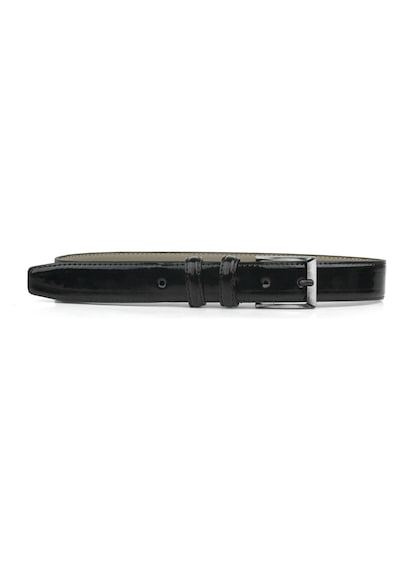 Rakerplus Siyah Rugan 3,5cm Erkek Çocuk Kemeri 85-110cm Siyah