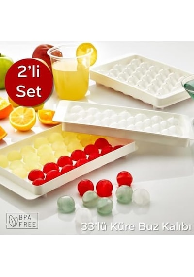 33'lü Küre Buz Kalıbı Bpa Free 2