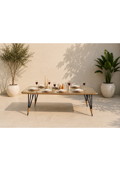 Rattan Bahçe Ve Balkon Mobilyası Wista Model 3+1+1 Krem