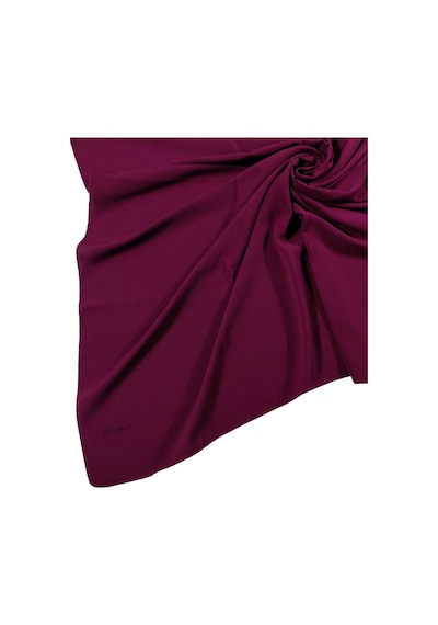 Mim Eşarp Mısırlı Eşarpları Medine Ipeği Büyük Boy Eşarp 110x110 Cm Bordo