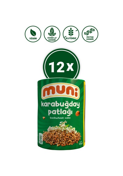 Glutensiz Karabuğday Patlağı 12'li