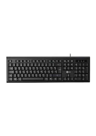 Lecoo Kb101 Usb Kablolu  Siyah Türkçe F Klavye Numpadli