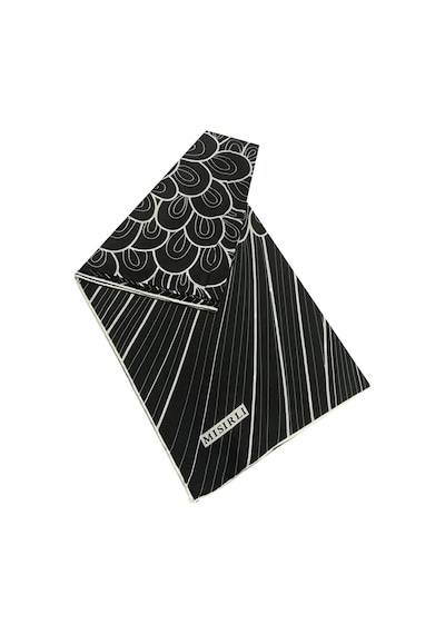 Yenisinial Mısırlı Polyester Eşarp Desen 3 Siyah