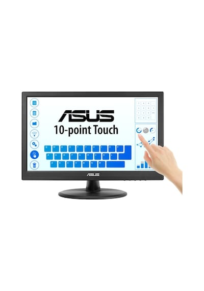 15.6 Vt169he Ips 5ms 60mhz 1xvga 1xhdmı Fhd 1920x1080 Dokunmatik Ekran Flıcker Free Çerçevesiz Vesa Siyah