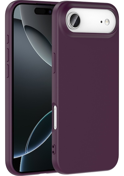 Ardemix Apple Uyumlu iPhone 17 Air Kılıf Zore Mara Lansman Kapak - Koyu Mor Mor