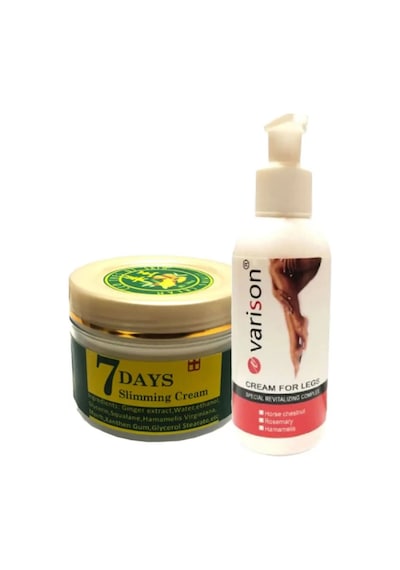 Süper Varison 120 Ml Bacak Krem + 7 Days Slimingcream Yaza Hazırlık Jeli
