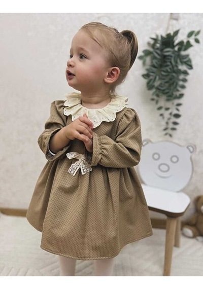 Pretty Kız Bebek Elbise Vizon