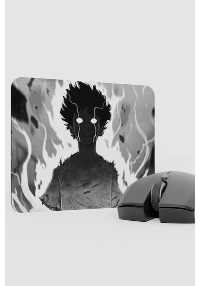 Mob Psycho 100 Anime V1 - 22x18 Gaming Kauçuk Kaymaz Taban Mouse Pad Fare Altlığı