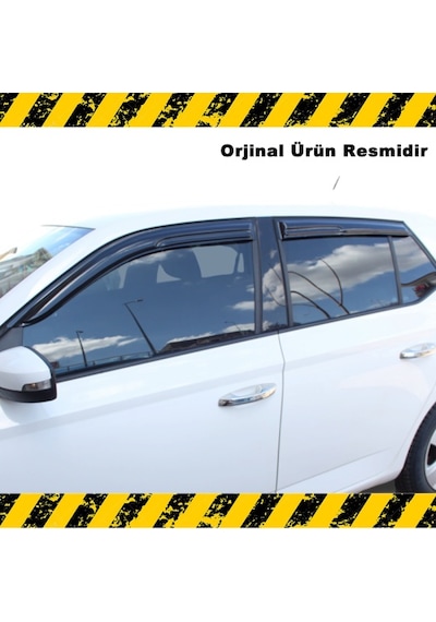 Skoda Fabia Mügen Cam Rüzgarlığı 2014-2020 Arası 4 Lü Set N11.7964