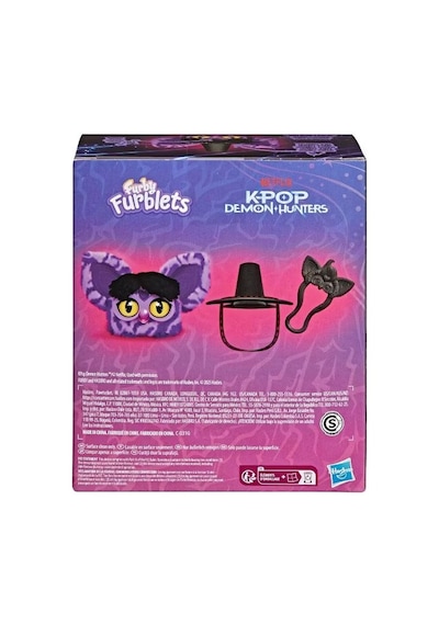 K-pop Demon Hunters Furby Furblets Saja Boy Demon G4792 Çok Renkli