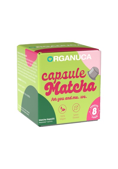Organuca Matcha Kapsül 8'li 28 G - 3 Adet Tarı