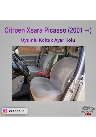 Cıtroen Xsara Pıcasso 2001 Uyumlu Koltuk Ayar Kolu Sol Taraf