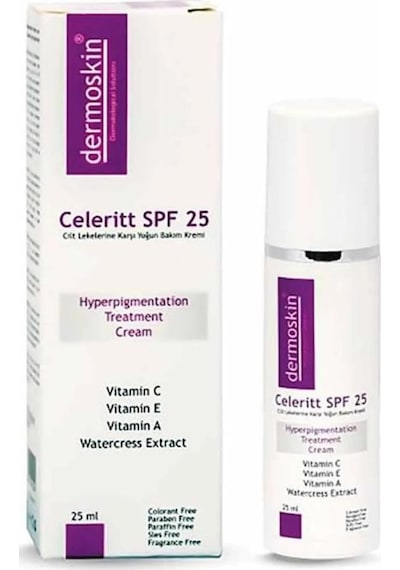 Dermoskin Celeritt SPF25 Leke Karşıtı Bakım Kremi 30 ML