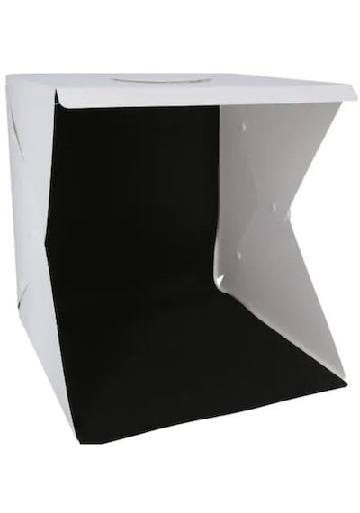 20 X 20 Cm Profesyonel Stüdyo Led Işıklı Çift Sıra Ürün Fotoğraf Çekim Çadırı 1
