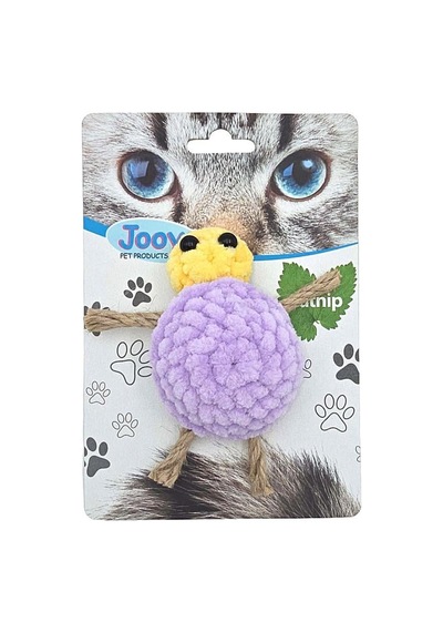 Jooys Hasır Ayaklı Kadife Kaplumbağa Kedi Oyuncağı