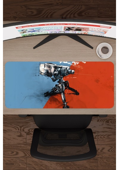 Team Fortress Kaymaz Dikişli Kauçuk Oyuncu Mousepad V4 - 70x30 Xl Gaming Mouse Pad Fare Altlığı