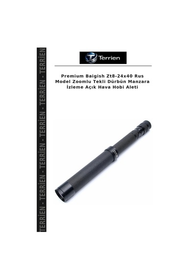 Premium Baigish Zt8-24x40 Rus Model Zoomlu Tekli Dürbün Manzara İzleme Açık Hava Hobi Aleti