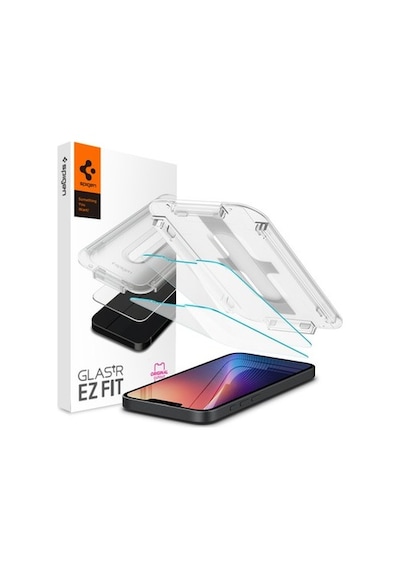 Spigen Apple iPhone Uyumlu 17e / 16e / 14 /13 Pro / 13 Cam Ekran Koruyucu Kolay Kurulum Glas.tr Ez Fit