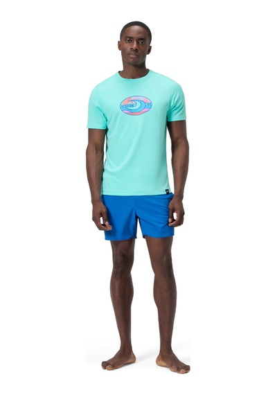 Speedo Ss Graphic Erkek Yüzücü Tişört Mavi