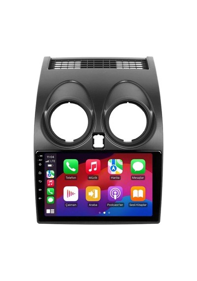 Nissan Qashqai Android Multimedya 2007-2013 Carplay Android Auto Navigasyon Kameralı 4gb Ram 32gb 9"
