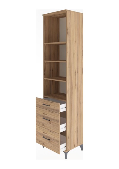 Hyperion Dolap 4 Raflı 3 Çekmeceli 60x44x243 Çam-çam Çam Hyperion Dolap 4 Raflı 3 Çekmeceli 60x44x243 Çam-çam Çam